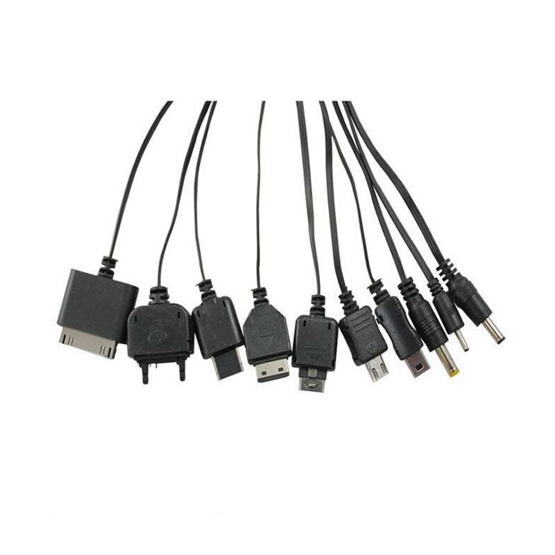 Multi-Funktion Ladegerät Kabel 10 in 1 Universal Micro Mini USB Kabel Multi Jack Ladegerät Kabel Frühjahr Linie Bundles