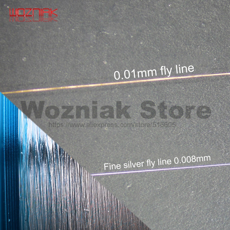 MECHANIC FXV08 Fine silver flying line 0.008mm 500m Silver flying line CPU solder joint for iphone Fingerprint line Maintenance