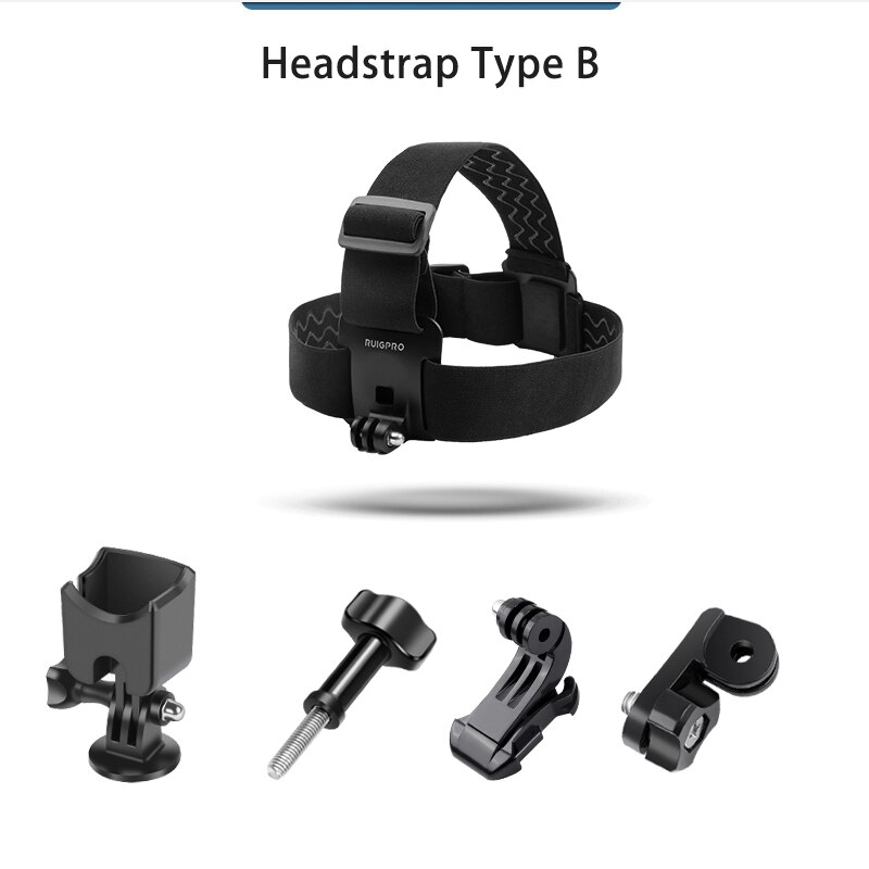 Chest Mount Harness Chesty head Strap backpack bag clip clamp for DJI OSMO Pocket 1 2 Cameras With Adapter Holder Case Accessory: head set 2