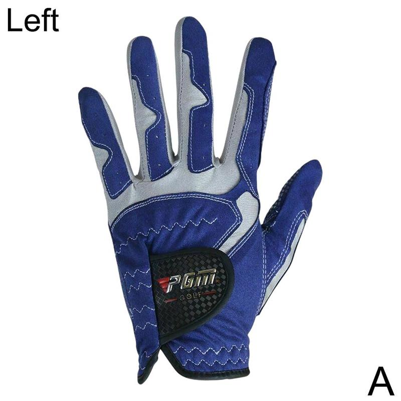 1 stücke männer Golf Handschuh Micro Faser Weich Links Rechts LH Partikel Nicht RH Golf Slip Hand Atmungsaktive Handschuhe anti-Schleudern W9A2: A24