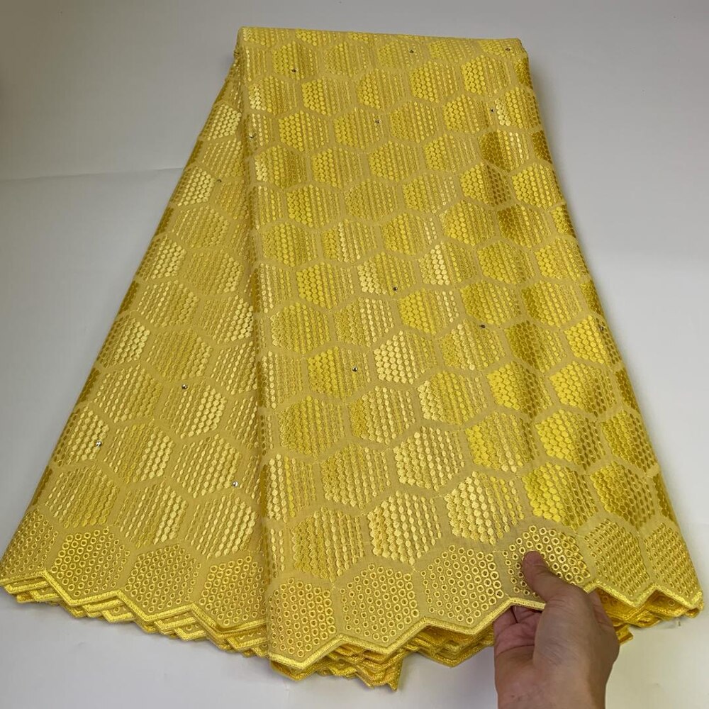 Suisse Voile coton dentelle tissu Brode africain dentelle tissu suisse Voile dentelle en suisse dubaï dentelle couture: Picture 1