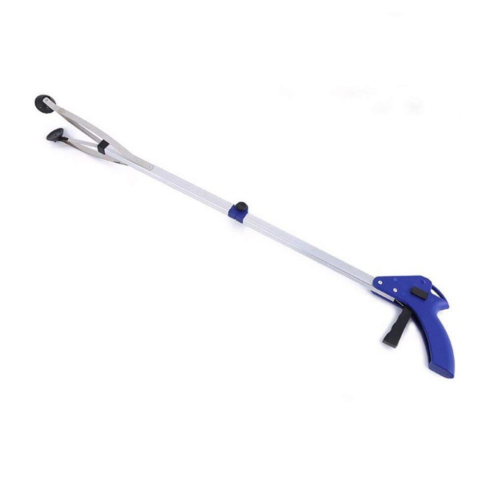 Practical Extra Long Arm Extension Reacher Grabber Easy Reach Pick Up Tool Foldable Garbage Trash Clip Clamp Tongs: JK336