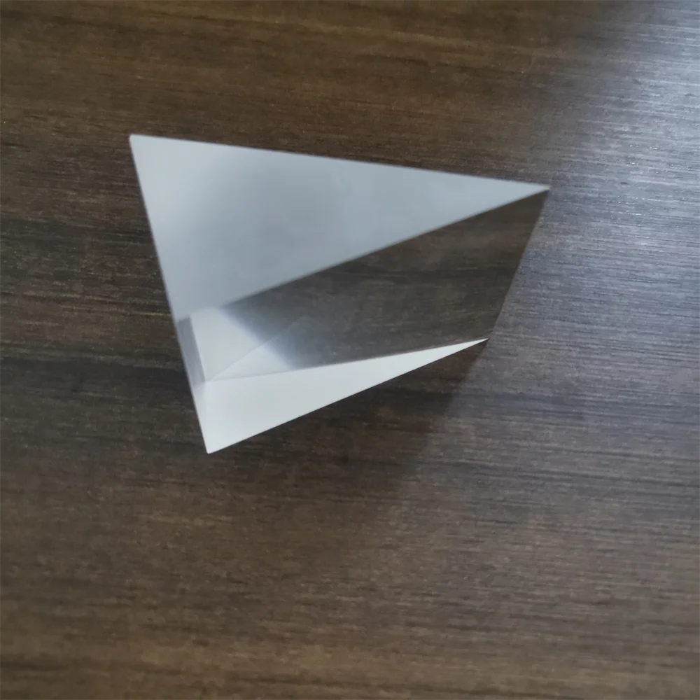 Optisch Glas Driehoekig Prisma Voor Schooloptica Licht-Wetenschappelijk Experiment Fysica Onderwijzend Licht
