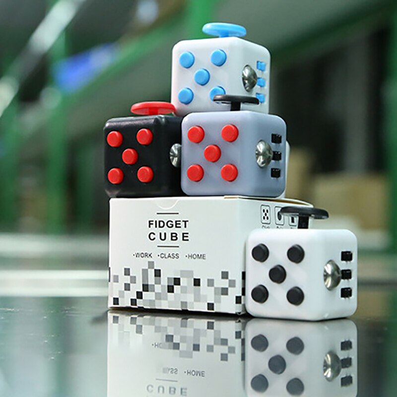 Anxiety Stress Relief Attention Decompression Plastic Focus Fidget Gaming Dice Toy For Children Adult stress reliever toy