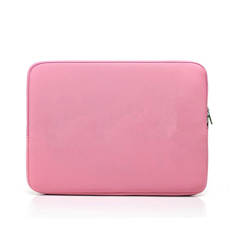 Portable Laptop Sleeve Case Cover Computer Zipper Liner Bag for Tablet Notebook 13 Inch Foam Pouch Bag Protective Case: pink