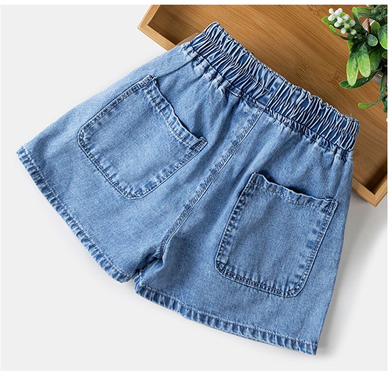 Zomer Kids Korte Denim Shorts Voor Meisjes Mode Meisje Korte Plaid Jeans Kinderen Broek Meisjes Shorts Meisjes Kleding