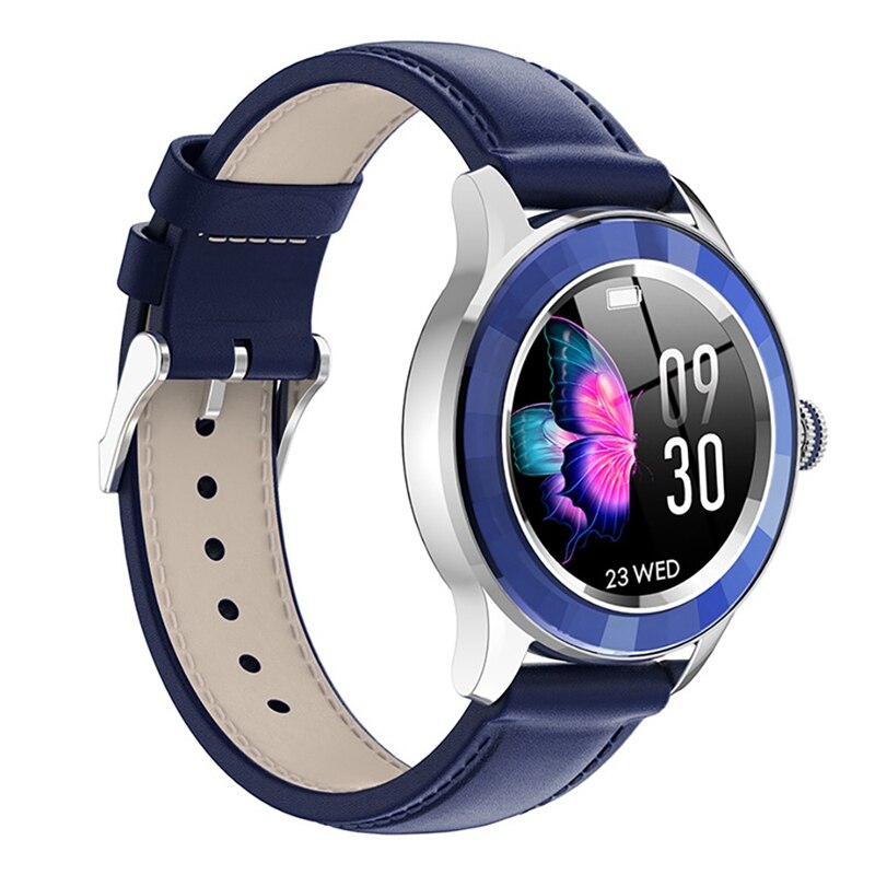 S09 Smart Horloge Waterdicht Hartslag Bloeddrukmeter Bluetooth Controle Vrouwen Horloge Voor Android Ios: Blue