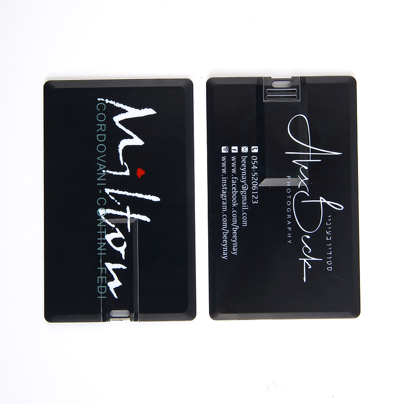 (Muy 10 pièces Logo gratuit) clé USB bricolage 1GB 2GB OEM Logo personnalisé carte de visite en plastique PenDrive clé mémoire bâton impression Logo