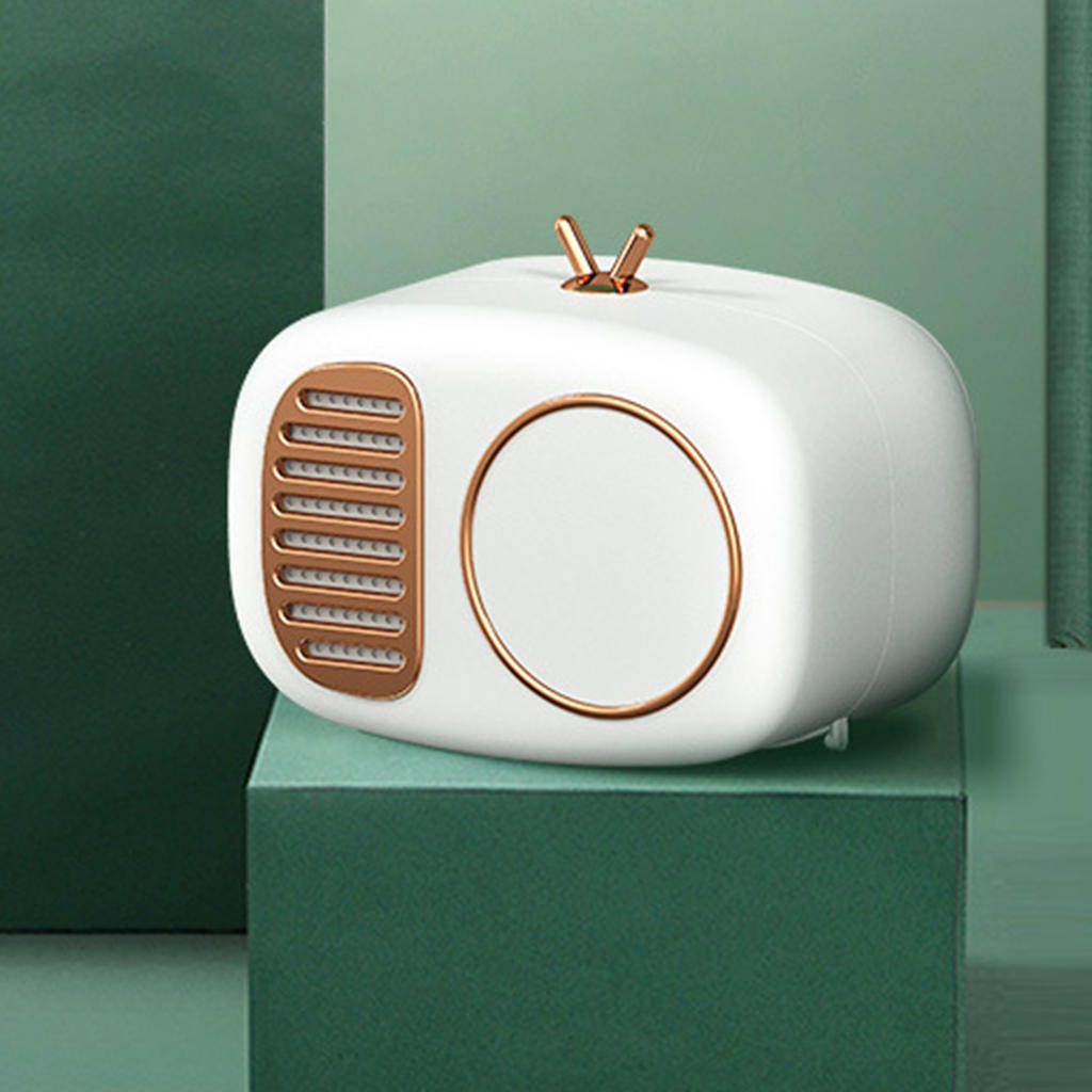 Wall Mount Dispenser Container Storage Retro Radio Model Tissue Box Punch-free Simple Installation for Toilet Paper