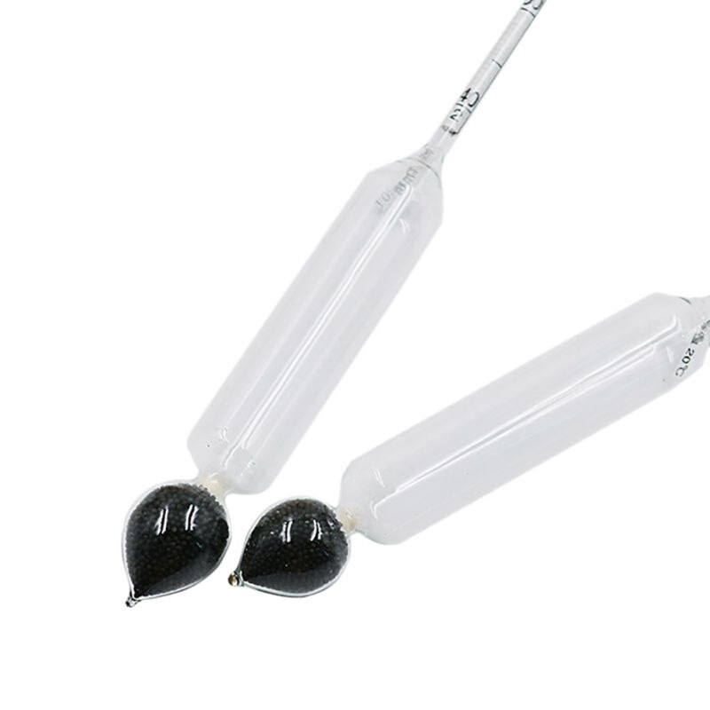 Alcohol Tester 3 PCS/Set Alcoholmeter Alcohol Meter Wine 0-100 Concentration Meter Alcohol Instrument Hydrometer Tester