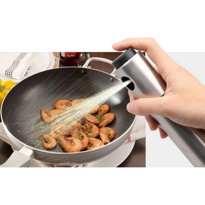 Olijfolie-verstuiver, spuitfles, olie- en azijndispenser van glas van voedingskwaliteit, draagbare olie-verstuiver voor koken,