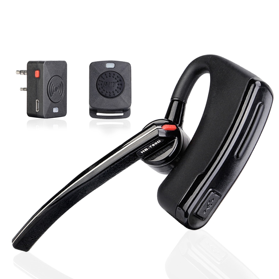 Wireless Bluetooth Headphone Walkie Talkie Headset With Wireless Finger PTT And Bluetooth Adapter For Kenwood Two Way Radio