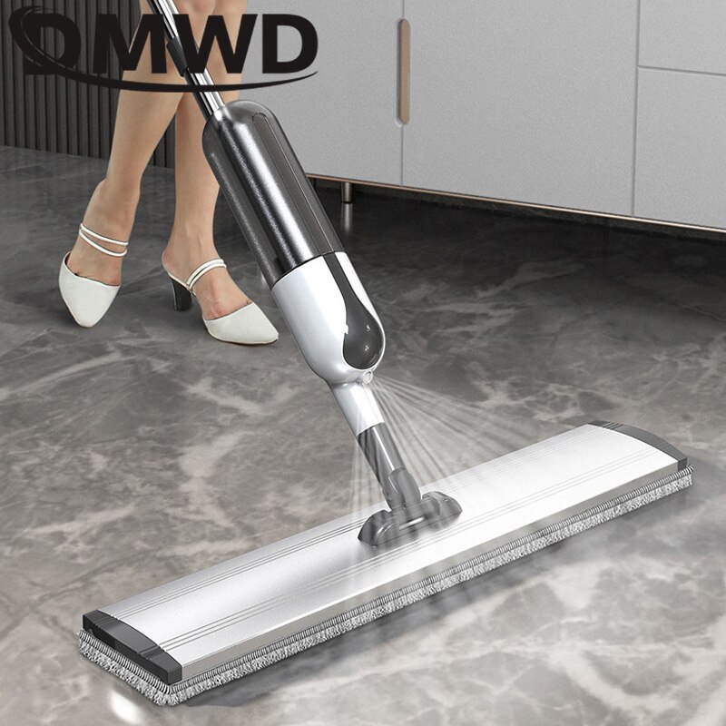 Multifunctional Water Spray Mop Handle Push Steam Cleaner Household Sprayer 360 Degree Rotating Flat Mops Floor Cleaning Tool