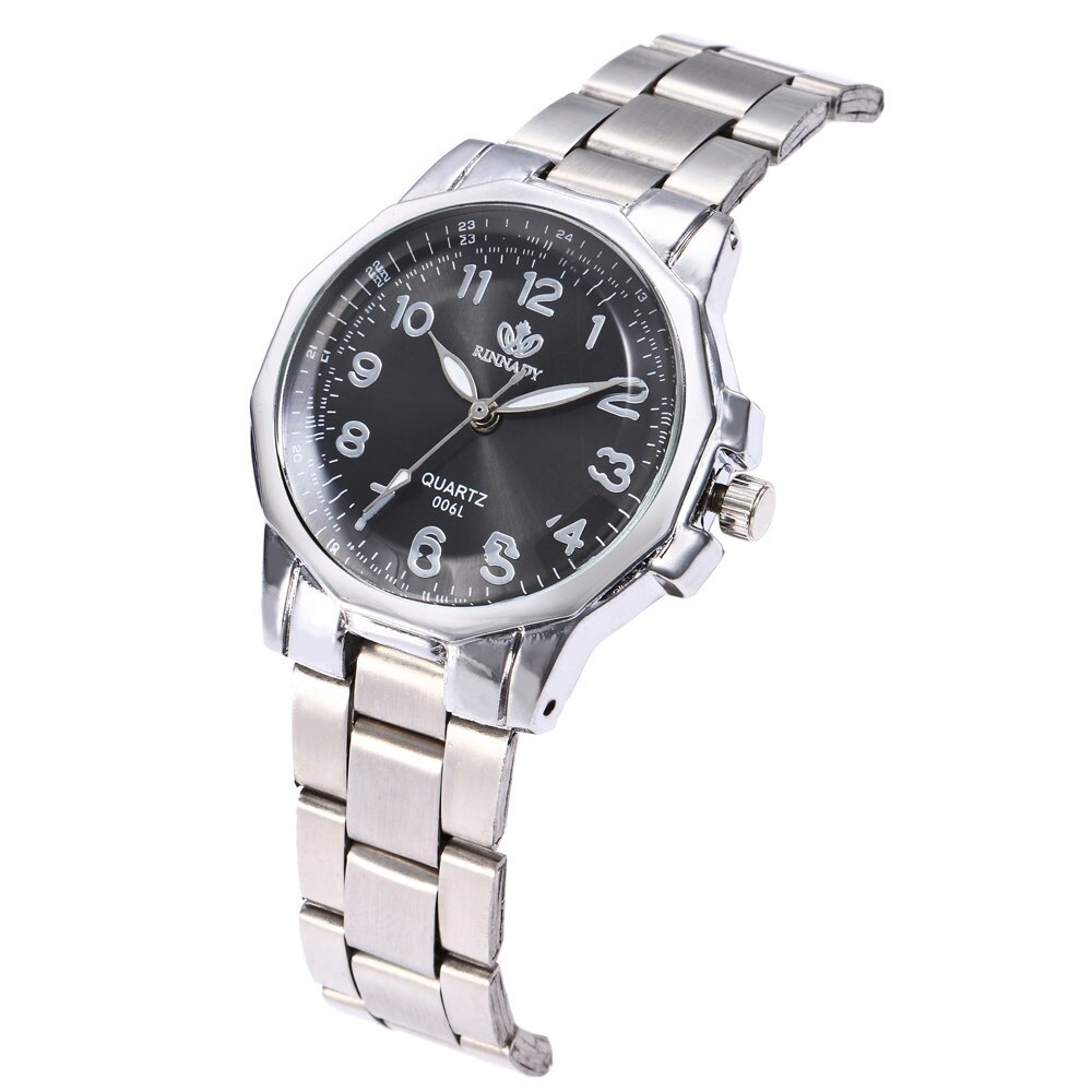 Casual Women Stainless Steel Band Analog Quartz Round Wrist Watch Watches Relogio Feminino Saat