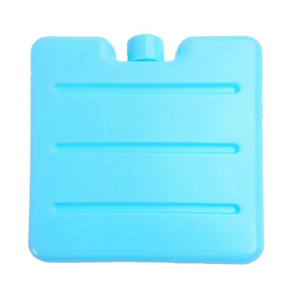 1PC Mini ABS Reusable Freezer Cool Block Ice Pack Outdoor Picnic Travel Lunch Box Cooler Ice Box: Blue