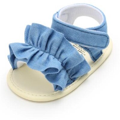 Baby Sandalen Kind Baby Meisje Strik Houten oor Sandalen Lederen Sandalen Zomer Party Prinses Schoenen: C / 13-18 months