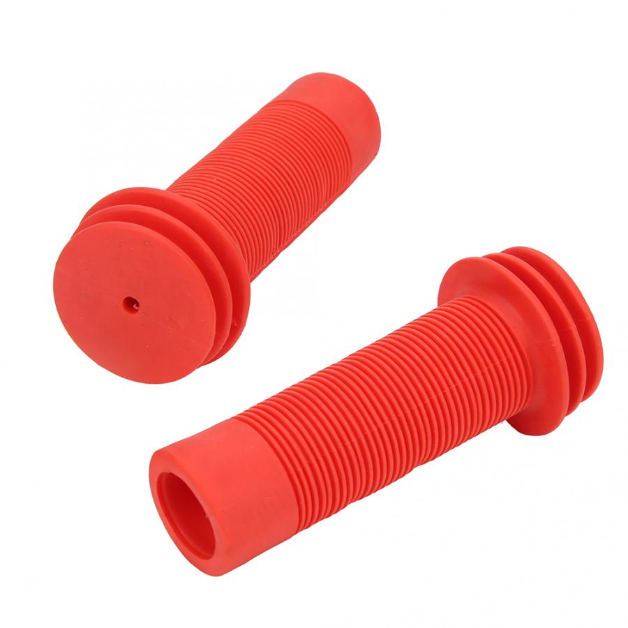 1 par cykelhandtag för barn gummi anti-halk handtag för barncykelstyre 22mm handtagsskydd barncykel cykel ultralätta grepp: Röd