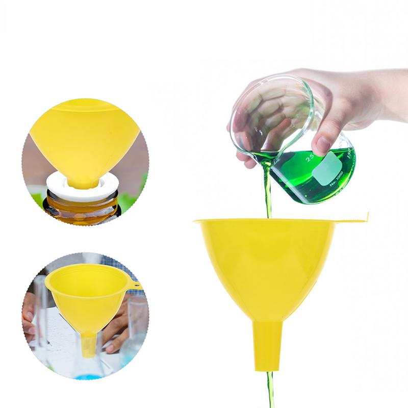 12pcs Small Plastic For Perfume Diffuser Bottle Mini Liquid Oil Funnels Lab Tools 60mm Hole Diameter Perfume Lotion Funnel
