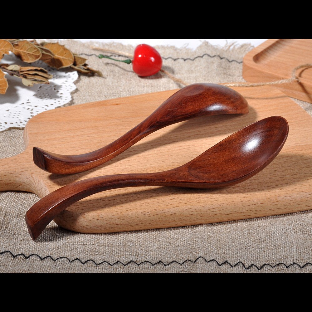 Bamboo wooden spoons soup spoon japanese bamboo spoon children tableware child japanese tableware kitchen tools utensil