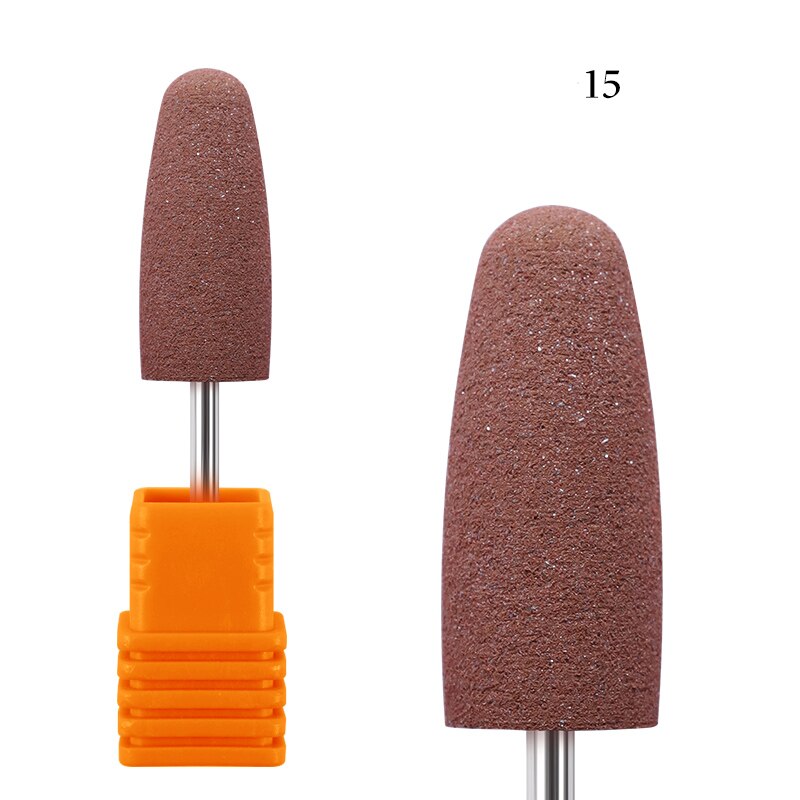 Brocas para uñas amoladora de silicona para esmalte de uñas cortador rotatorio de cutícula para manicura herramientas eléctricas Accesorios