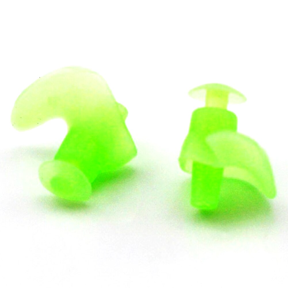 Bouchons d'oreille souples en Silicone imperméable à l'eau étanche à la poussière bouchons d'oreilles plongée Sports nautiques accessoires de natation: B
