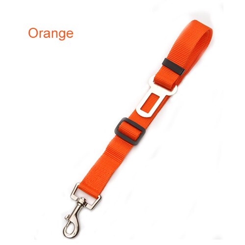 Voertuig Auto Huisdieren Puppy Seat Lead Leash Hond Harnas Voertuig Gordel Dierbenodigdheden Reizen Clip Verstelbare Pet Dog Veiligheid Seat riem: Goud