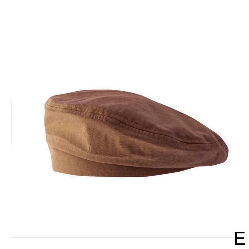 Beret Franse Kunstenaar Beanie Hat Vintage Katoen Warm Elegante Mode Wol Cap Winter Achthoekige Franse Baret Platte Voor Vrouwen Ar b3K9: E