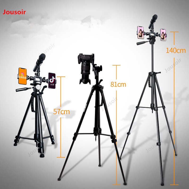 Tripod mobile phone live bracket multi-camera Bluetooth remote control multi-function portable outdoor travel camera CD05 T07
