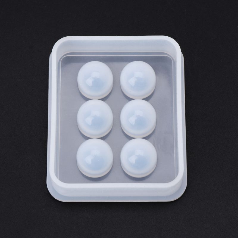 Silikon bilden 12mm Ball 3D DIY Schmuck Halskette Anhänger Herstellung Werkzeuge Epoxid Harz Handwerk Kuchen Fondant Dekoration Formen Handgemachte