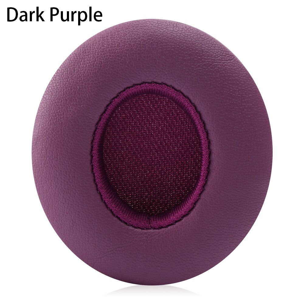 Voor Beats Solo 3 2 Draadloze Oorbeschermers Hoofdtelefoon Accessoires Ultra-Zachte Spons Oordopjes Oordopjes Vervanging Oorkussens Kussen: dark purple