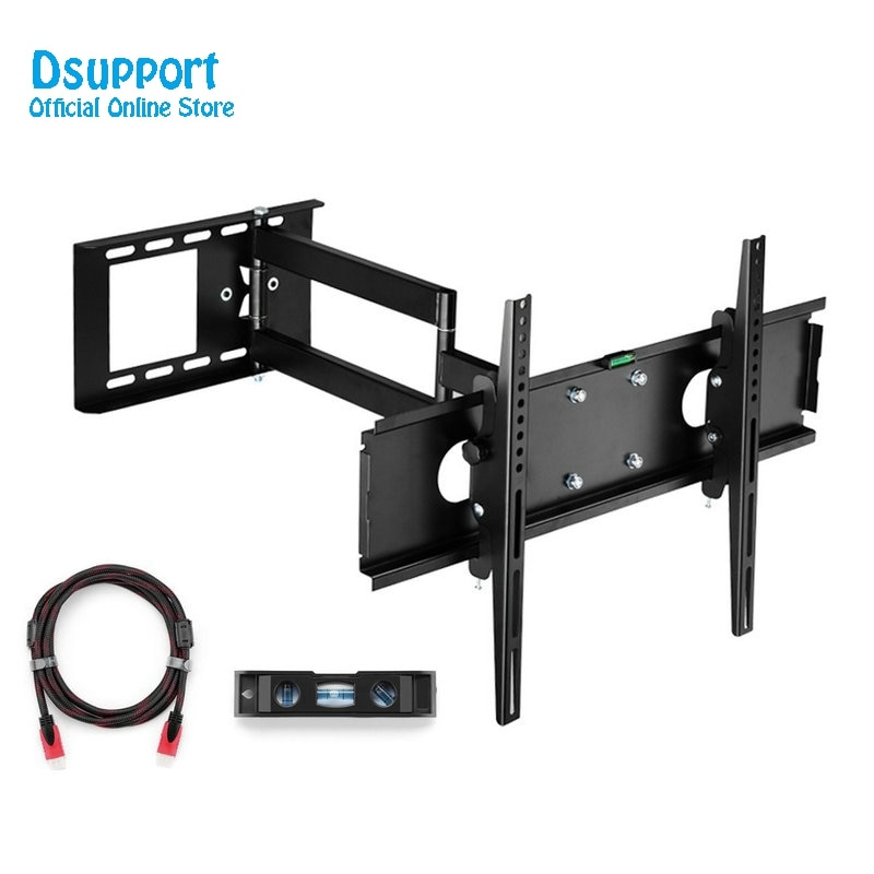 Articulating TV Wall Mount Bracket for 26"-55"LCD LED Plasma 3D TV with VESA up to 400x400, Full Motion Tilt Swivel long arm
