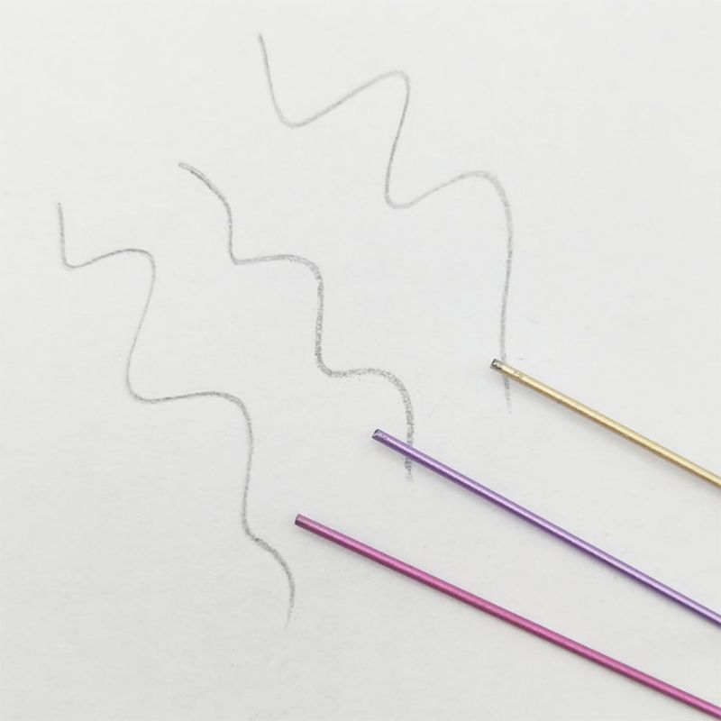 0.7mm Colorful Mechanical Pencil Lead Art Sketch Drawing Color Lead Writes In Black School Office Supplies D08A