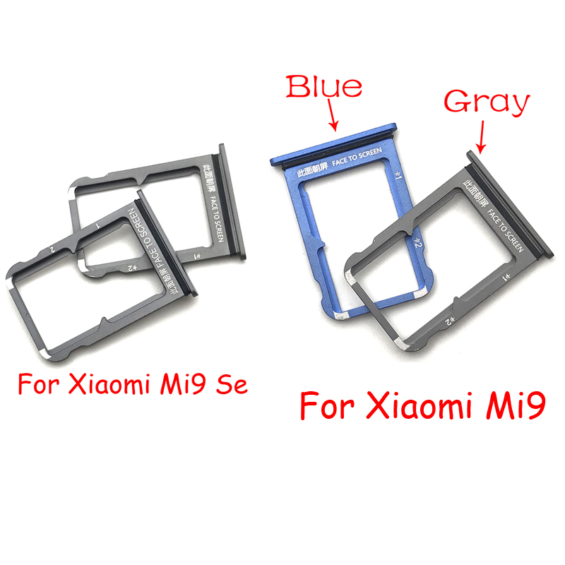 Micro Nano Sim Card Holder Tray Slot Houder Adapter Socket Voor Xiaomi Mi 9 Mi9 Se Reparaties