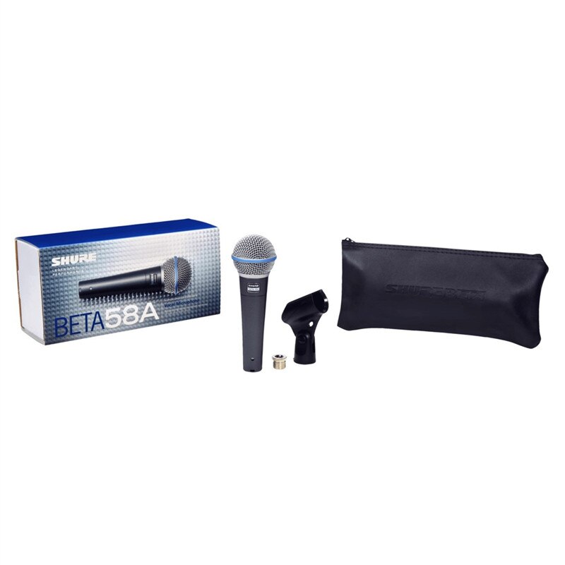 Sm57 dynamiske mikrofoner trådløs mikrofon scenemikrofon sangmikrofon til tromme guitarinstrumenter: Beta 58a