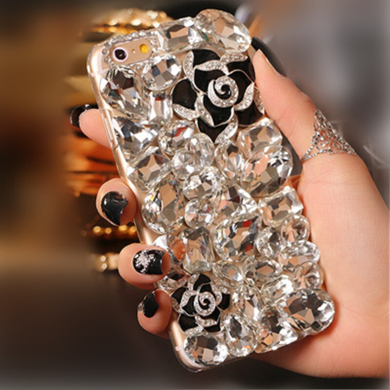 1Pcs Für Doogee N10/Y7 Fall Glitter Luxus Kristall Strass Diamant Bling TPU Telefon Fall Für Doogee N10 doogee Y7 Coque: Doogee Y7 / 12