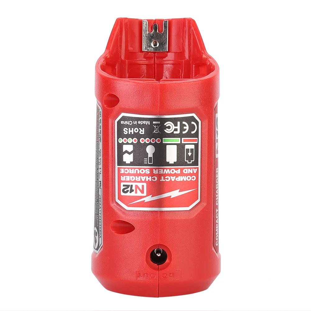 Pour Milwaukee M12 Li-Ion adaptateur de batterie N12 chargeur convertisseur USB adaptateur de charge alimentation pour téléphone portable: Default Title