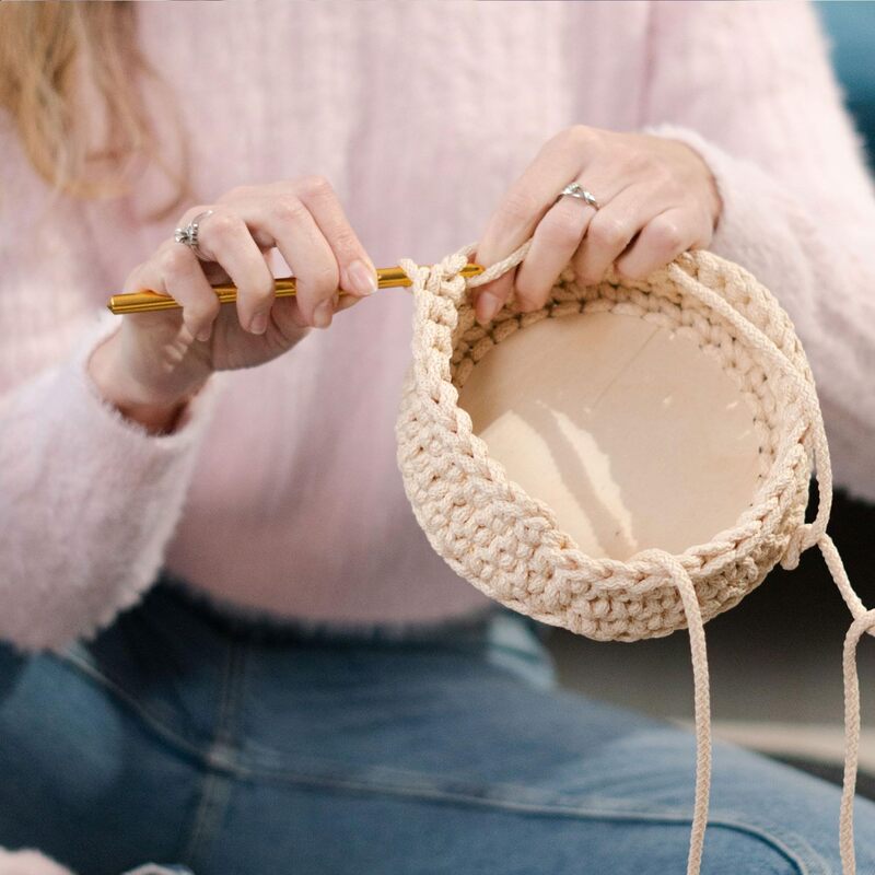 5-pack houten gehaakte mandbodems – 10 cm ronde natuurlijke houten bodems voor doe-het-zelf-manden, portemonnees en handwerk