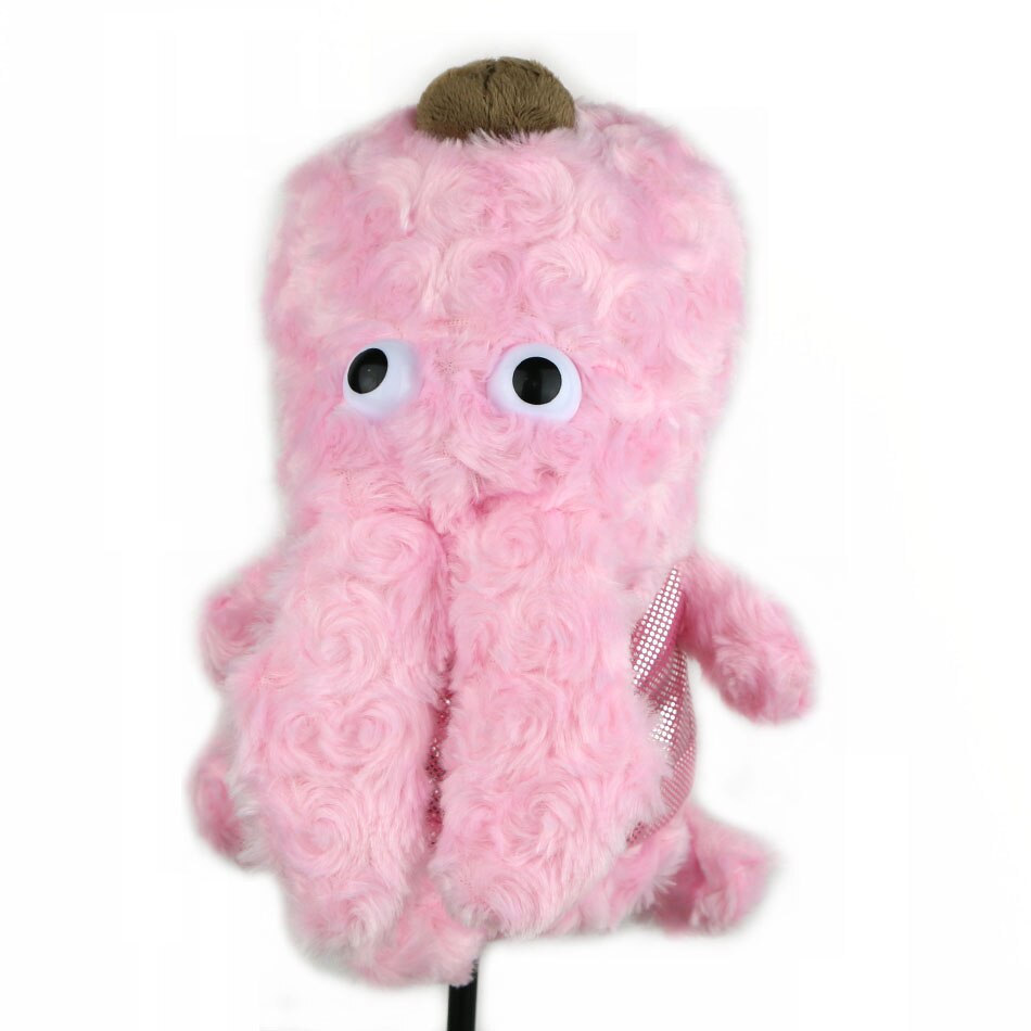 Golf headcover driver pluche schattige dieren golfaccessoires: Roze