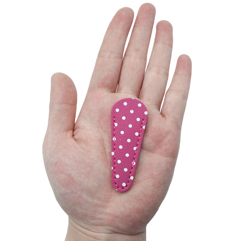 Funda para tijera bordada de cuero PU, funda para tijera de peluquería y barbería