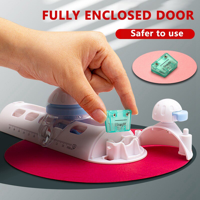 Paper Knife Manual Round Cutter 8-30cm Round Paper Cutter Round Cutter Round Opener Round Cutter Cutting Multi-function Round