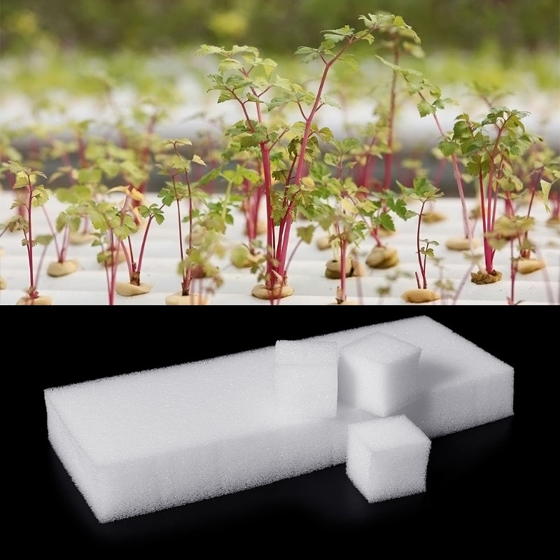 28 svampeterninger hydroponiske dyrkningsmedier jordløse dyrkningssystem havearbejde værktøj