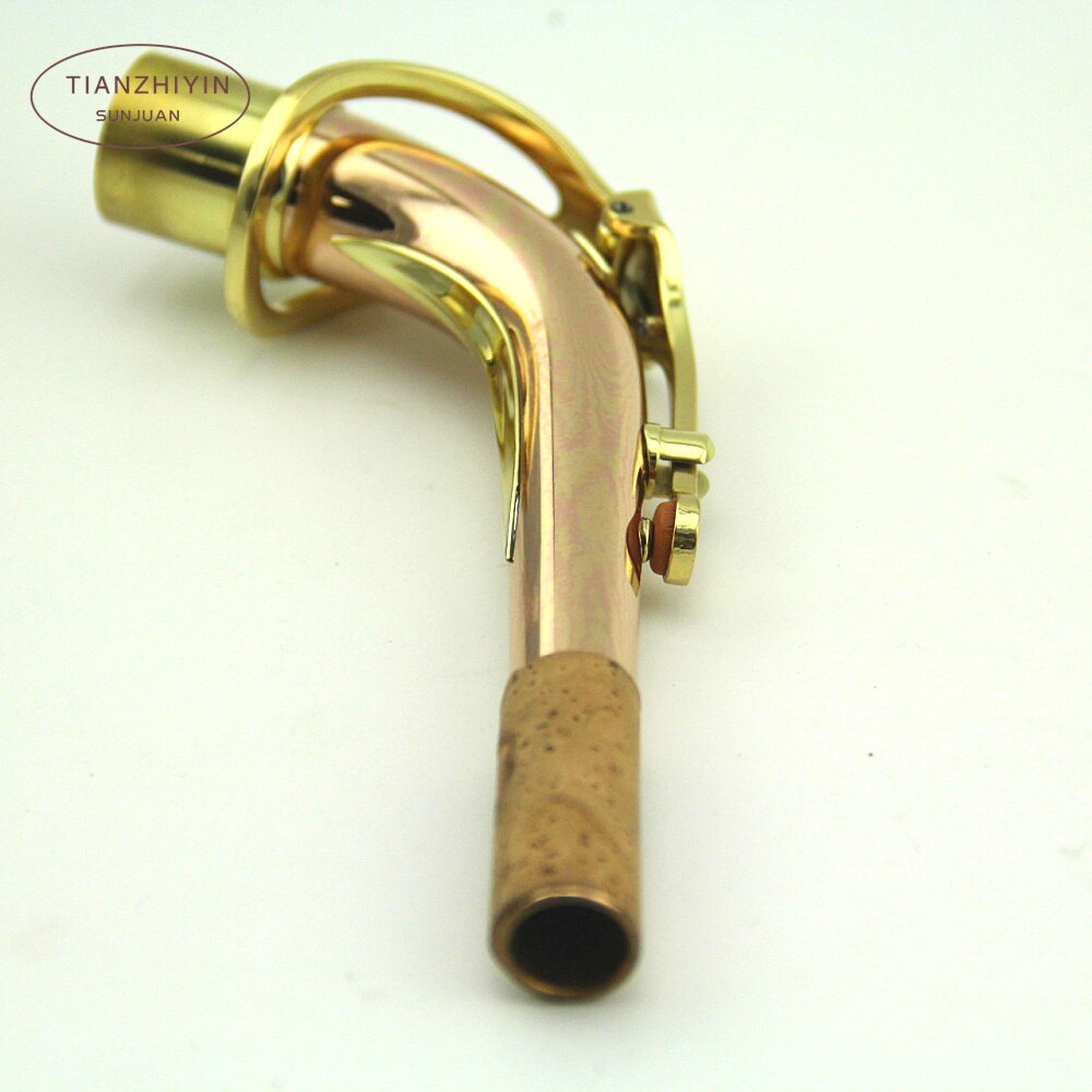 Cuello para saxofón Alto Chapado en níquel, accesorios para saxofón,