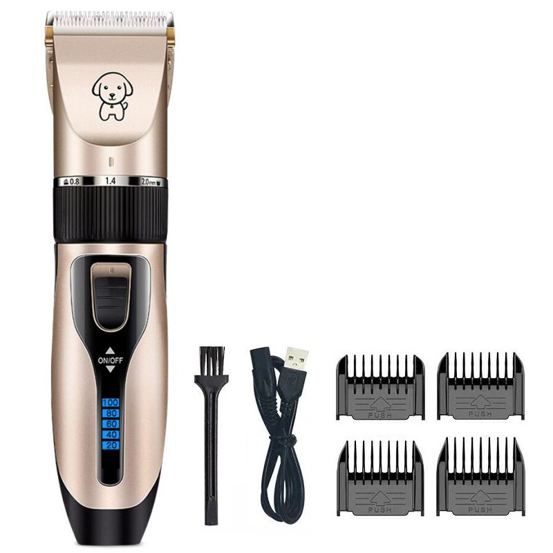 Professionele Pet Clipper Dieren Elektrische Schaar Clipper Katten Hond Tondeuse Keramische Snijder Tondeuse Voor Honden: standard