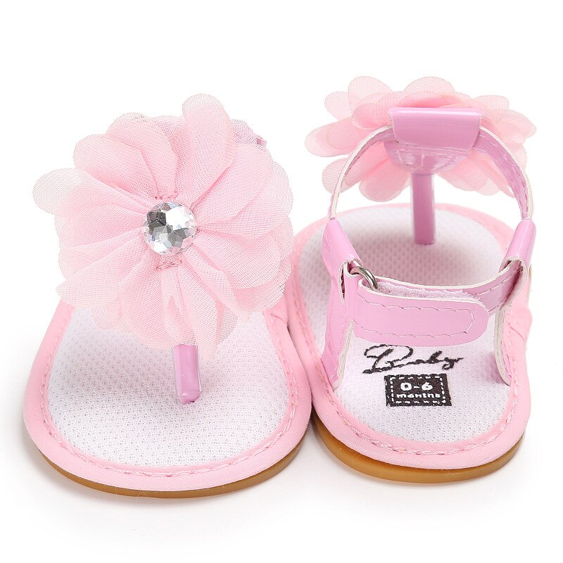 Brand Summer Newborn Baby Girl Sandals Flower Soft Sole Baby Shoes Prewalker Summer Princess Sandals for Girls