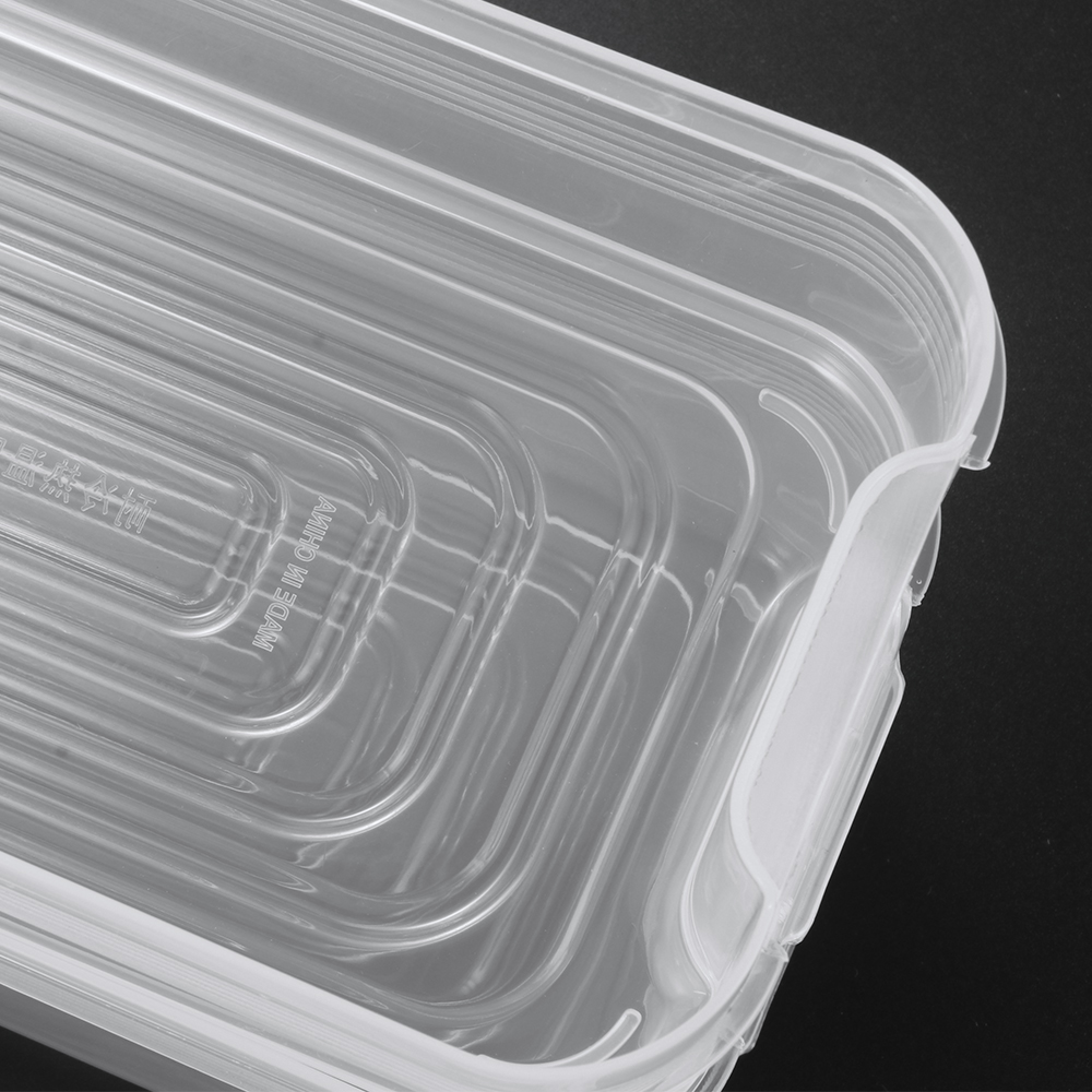 3 Layers Refrigerator Storage Box Food Storage Containers Plastic Storage Bins Lid For Kitchen Fridge Cabinet Freezer Organizer