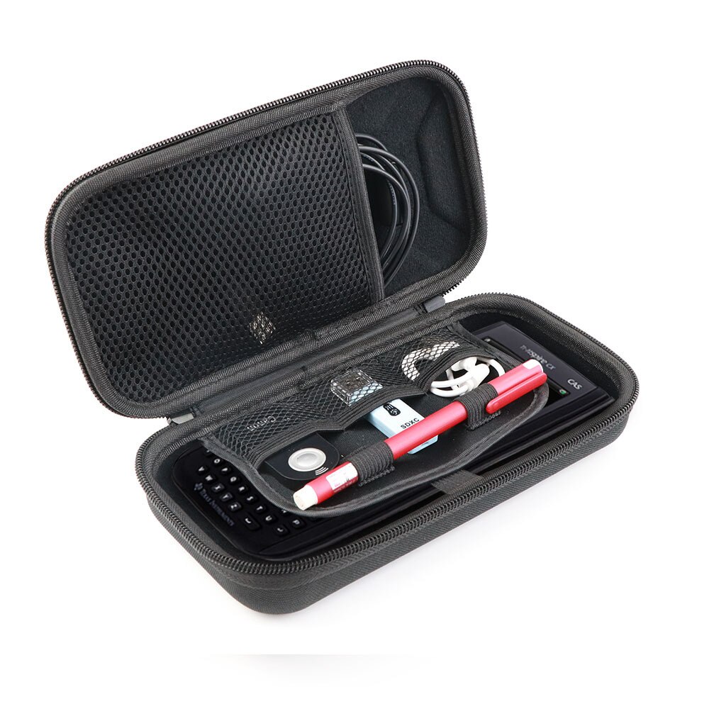 Hard Shockproof Carrying SSD Hard Drive Power Bank Opslag Case voor Grafische Rekenmachine Texas Instruments TI-84 Plus