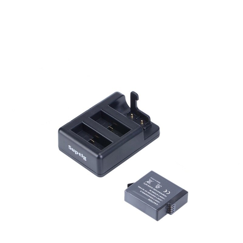 Für Gopro hero 8 7 6 Batterie 3 Weg USB 3 Slots Batterie Ladegerät WiFi Fernbedienung Ladegerät für GoPro hero 5/4 Fernbedienung Voll Decode: 1charger 1 battery