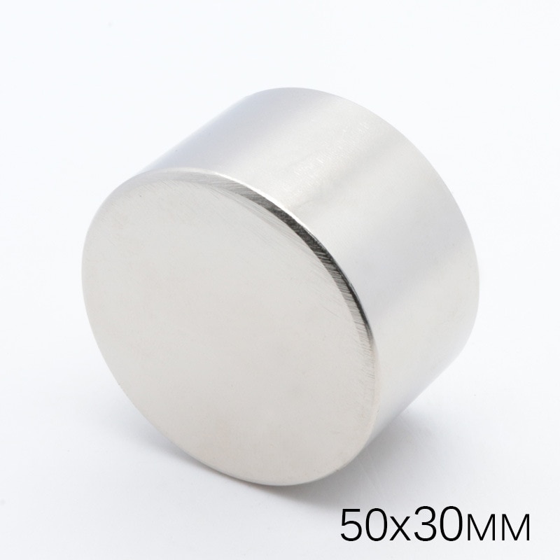 N52 50X30Mm Neodymium Magneet Iman Sterke Krachtige Ronde Magneten Zeldzame Aarde Imanes Sterkste Magnetische Vertragen Water gas Meter