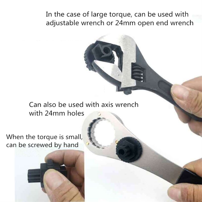 Grasso Catena Moto Kit Strumenti Riparazione Bici Professionale - Estrattore Pedali, Catena E Manovella Con Borsa Attrezzi Bici Professionali - Foto 13