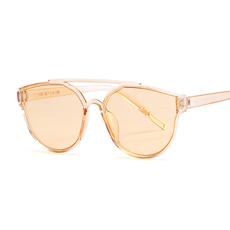 Vintage sliver cat eye solbriller kvinder mærke spejl cateye solbriller til kvindelige nuancer  uv400